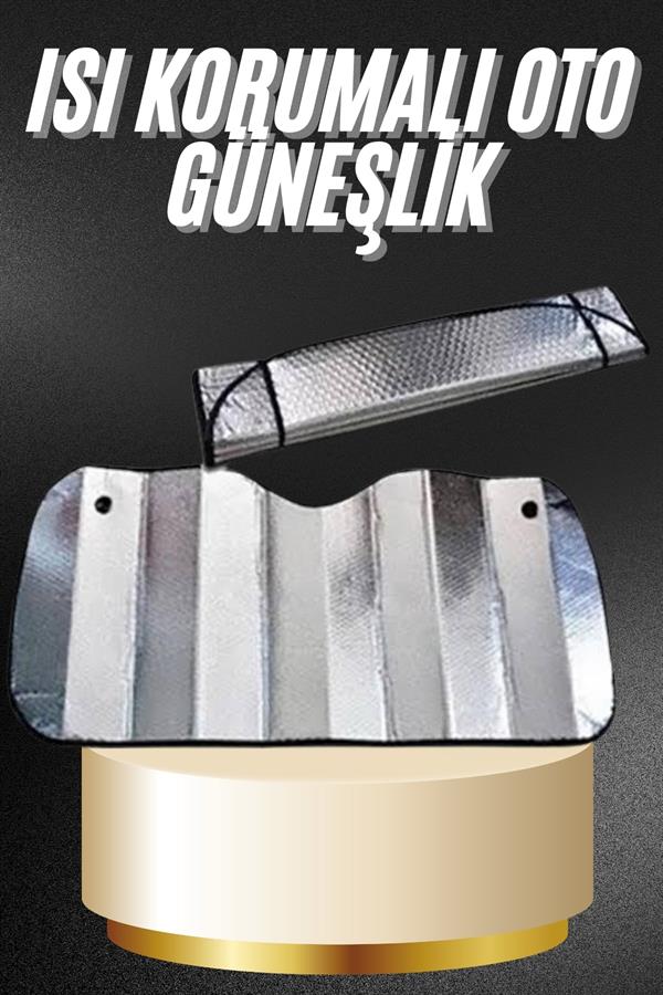 Araba Ön Cam Güneşliği Katlanabilir Oto Güneşlik Tüm Araç Modellerine Uygun - Görsel 2