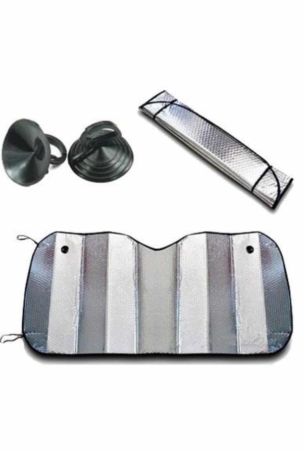 Araba Ön Cam Güneşliği Katlanabilir Oto Güneşlik Tüm Araç Modellerine Uygun - Görsel 4