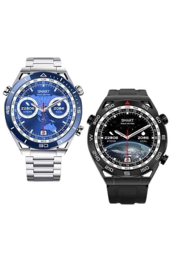 2025 Model Yuvarlak Ekran Android ve İOS Uyumlu GPS Takibi Yapabilen Akıllı Saat - Görsel 3