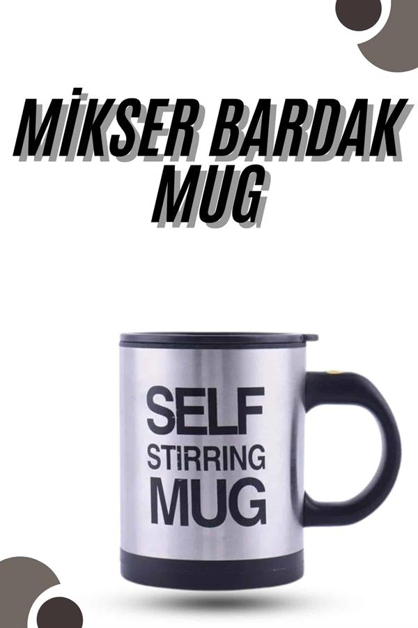 Karıştırıcı Özellikli Mikser Kupa Bardak Kompakt Taşınabilir Mug - Görsel 2
