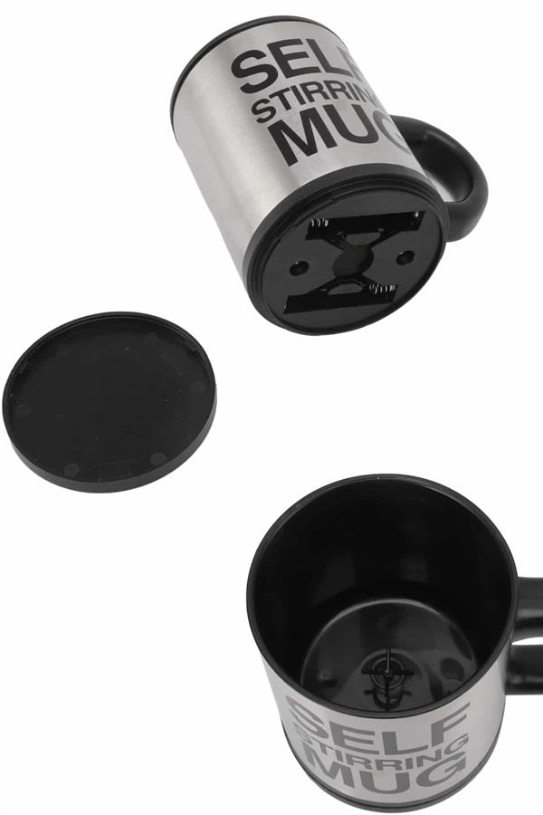 Sıcak Tutan Termos Bardak Kendi Kendini Karıştıran Mikser Kupa - Görsel 4