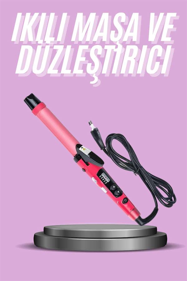 Saç Düzleştirici Ve Maşa İkili Saç Şekillendirici Tüm Saç Tiplerine Uygun - Görsel 2