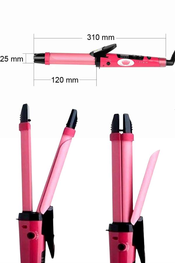 Saç Düzleştirici Ve Maşa İkili Saç Şekillendirici Tüm Saç Tiplerine Uygun - Görsel 5