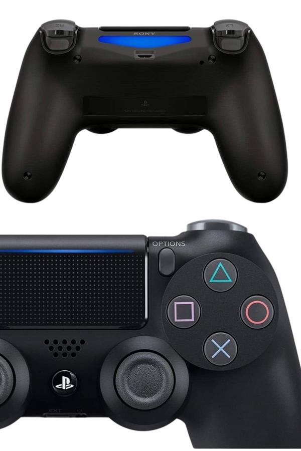 PS4 Joystick Oyun Kolu Titreşimli Uzun Pil Ömrü USB Şarj Kablolu - Görsel 3