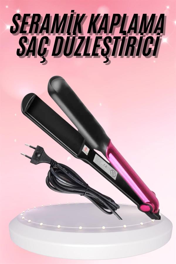 Seramik Düzleştirici İyon Özellikli Profesyonel Günlük Kullanımı Uygun - Görsel 2