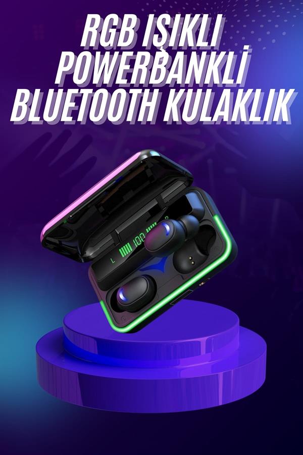 Kablosuz Bluetooth Kulaklık Rgb Gaming Oyuncu Kulaklığı Gecikme Önleyici - Görsel 2