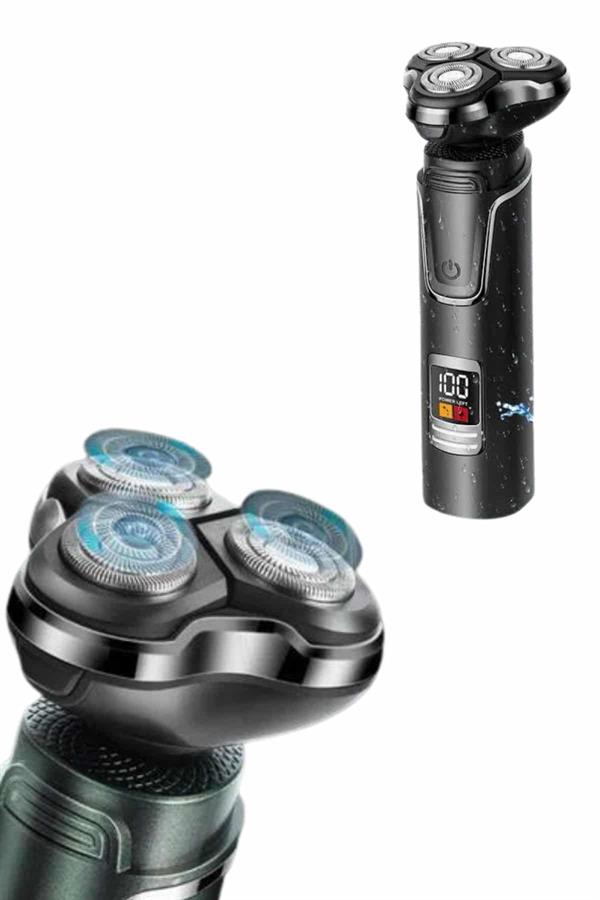 Tıraş Makinesi Profesyonel 3in1 Dijital Göstergeli 3 Başlıklı Erkek Bakım - Görsel 5