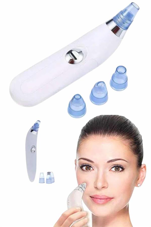 Yeni Nesil Vakumlu Pilli Siyah Nokta ve Yüz Temizleme Cihazı 4 Başlıklı - Görsel 5