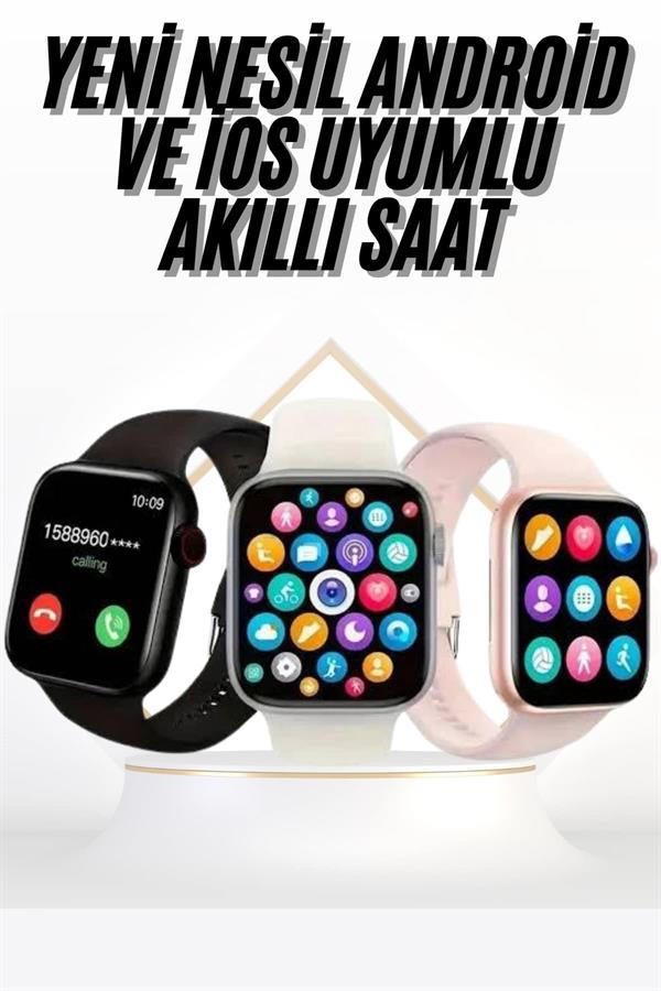 Akıllı Saat Uyku ve Sağlık Takibi Arama Cevaplama 44 MM Amoled Ekran - Görsel 2