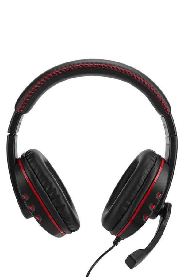 Mikrofonlu Gamer Kulaklık Oyuncu Kulaklığı Yüksek Ses Kaliteli Stereo Yumuşak Yastıklar - Görsel 2