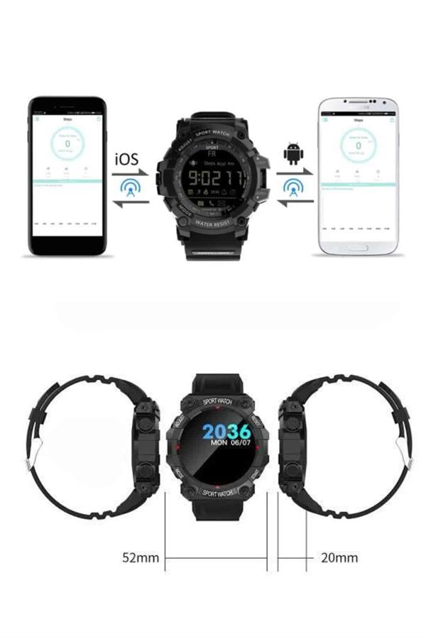 Yeni Nesil Çok Fonksiyonlu Uyku ve Sağlık Takibi Yapabilen Siyah - Görsel 3