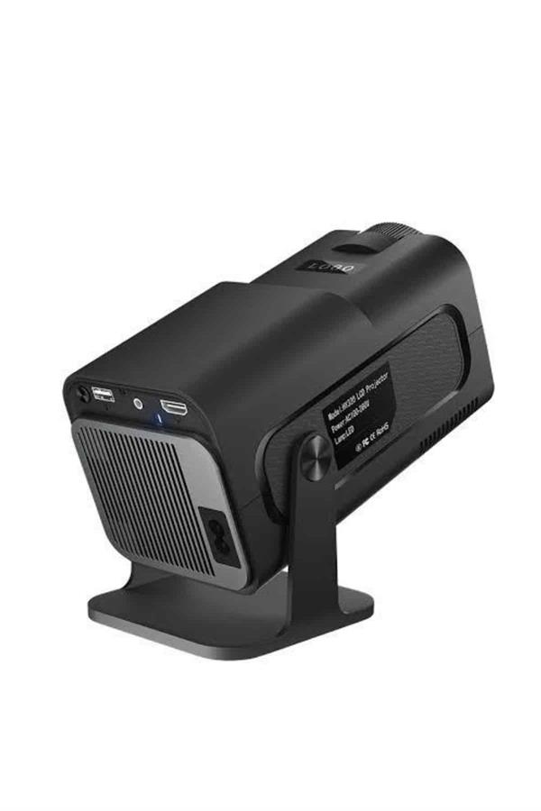 Projektör Siyah Android Taşınabilir Sinema Projeksiyon Wifi Destekli En Güncel Sürüm Akıllı - Görsel 3