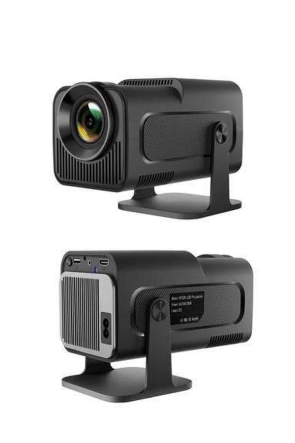 Projektör Siyah Android Taşınabilir Sinema Projeksiyon Wifi Destekli En Güncel Sürüm Akıllı - Görsel 5