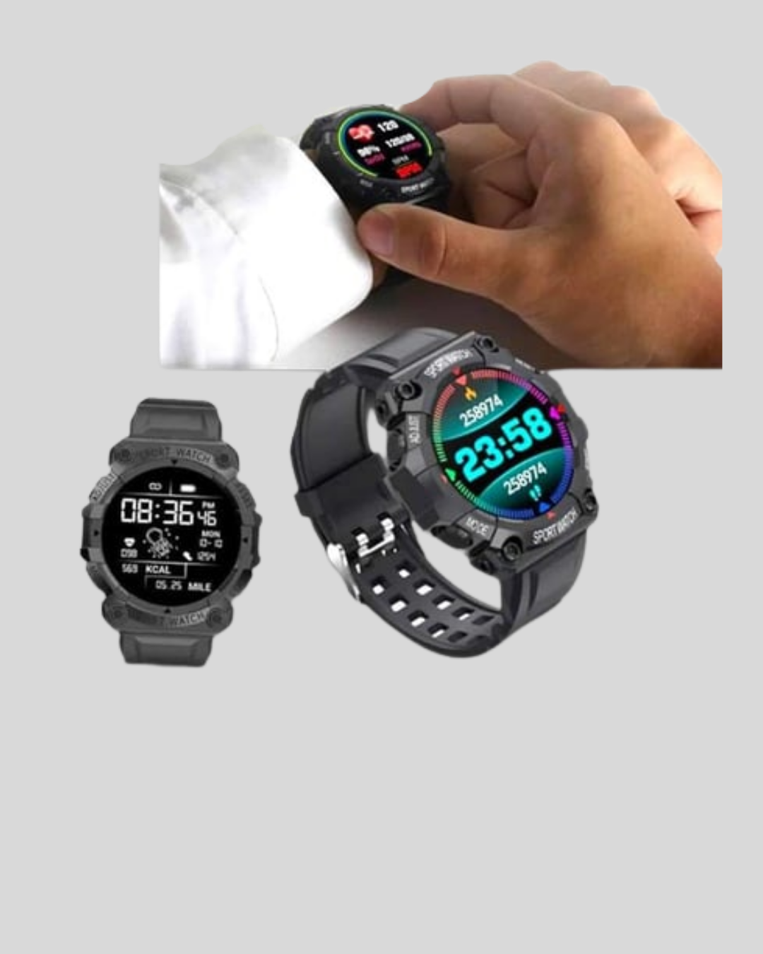 Pro Bluetooth Akıllı Saat – Kalp Atış Kan Basıncı ve Uyku Takibi - Görsel 5