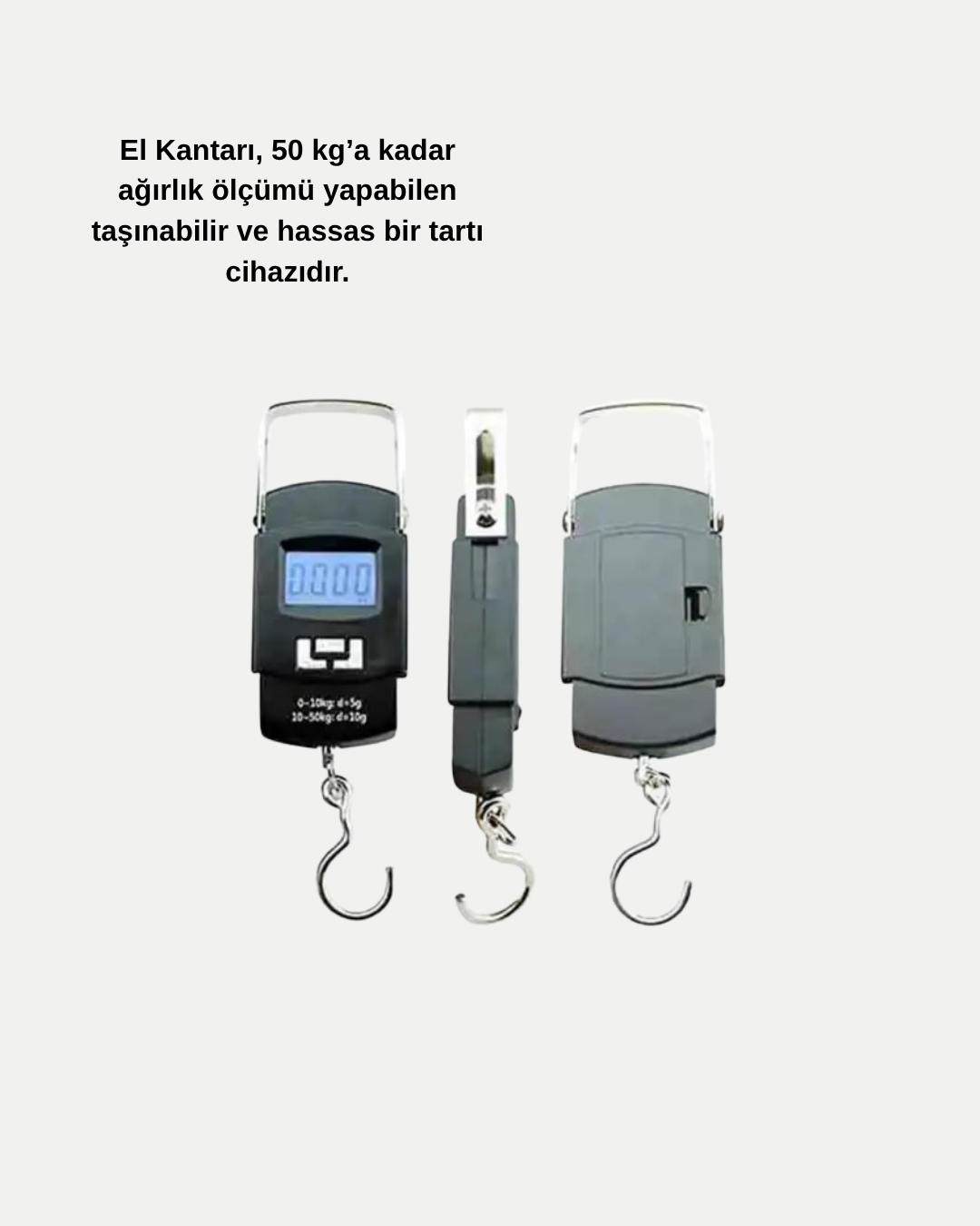 Dijital El Terazisi – Hassas Bavul Tartısı Gülen Yüz Tasarımlı - Görsel 2