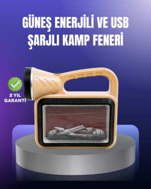 Solar Enerjili Alev Lambası – El Feneri ve Dekoratif Işık