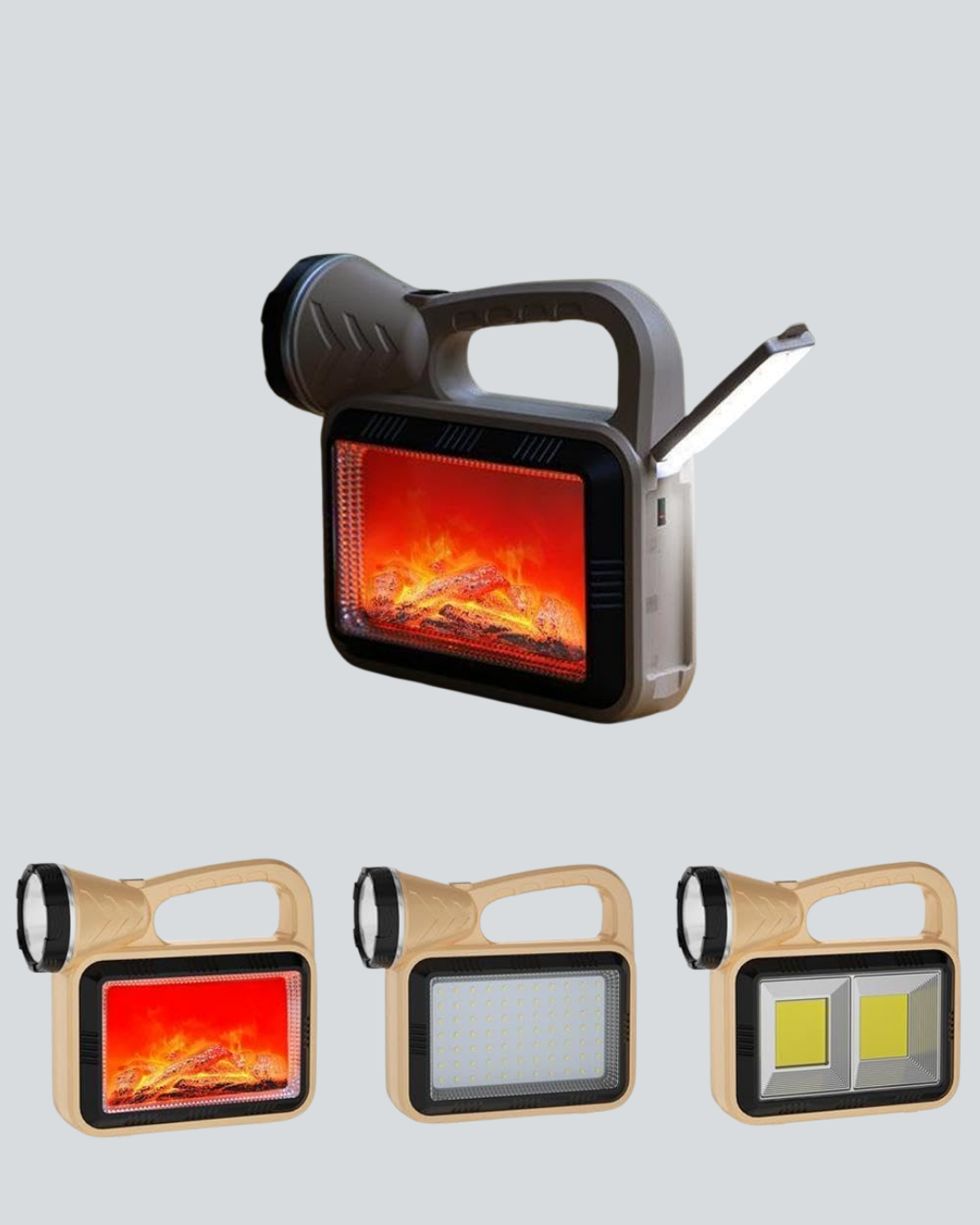 Solar COB Alev Efektli Lamba – Güneş Enerjili Suya Dayanıklı Taşınabilir - Görsel 4