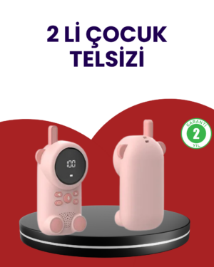 Uzun Menzilli Bebek Telsizi – VOX Modlu Renkli LCD Ekranlı