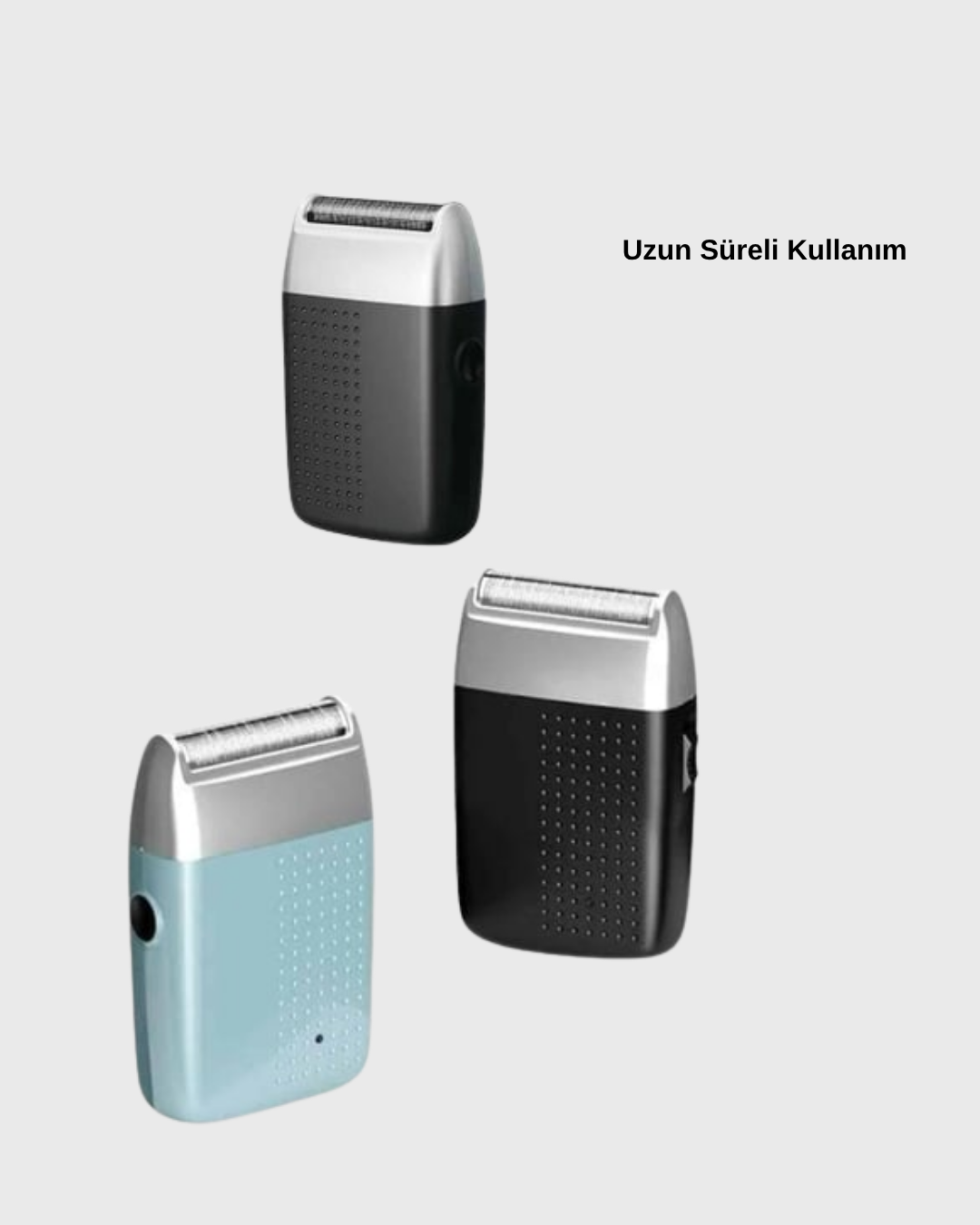 Taşınabilir Şarjlı Tıraş Makinesi – Kuru Kullanım Özel Sakal Başlıkları - Görsel 3