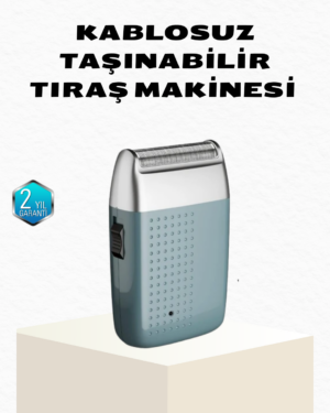 Şarjlı Kuru Kullanım Tıraş Makinesi – Kablosuz Taşınabilir