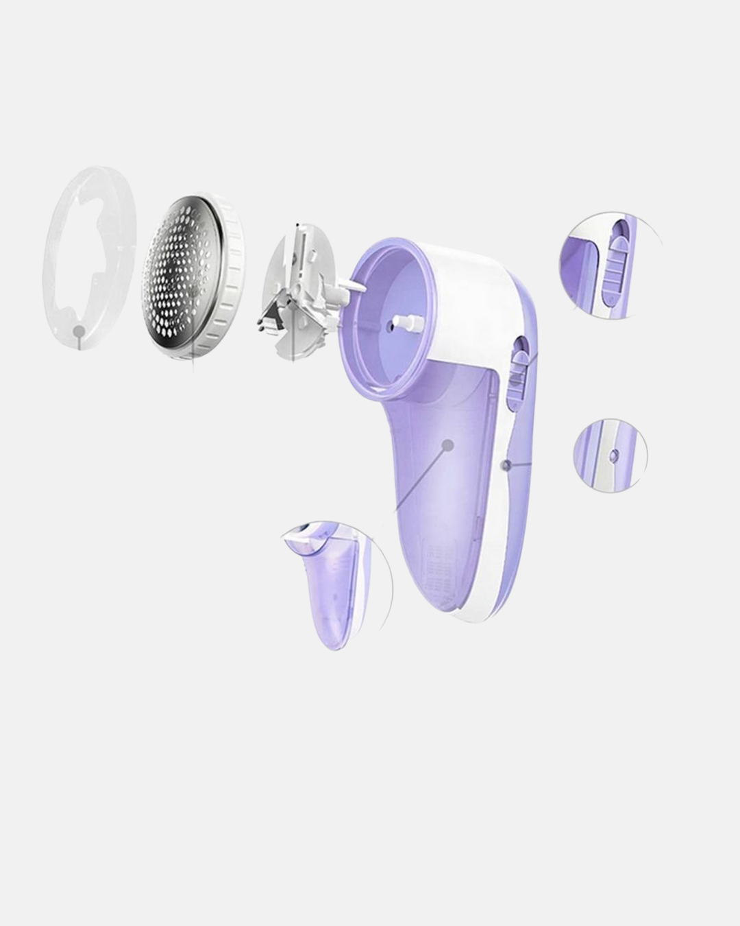 Taşınabilir Şarjlı Tiftik Toplayıcı – Çıkarılabilir Hazneli Anti-Statik Fırçalı - Görsel 4