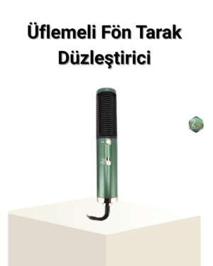 Seramik Plakalı Saç Düzleştirici – 200°C Ayarlanabilir Isı İyon Teknolojisi