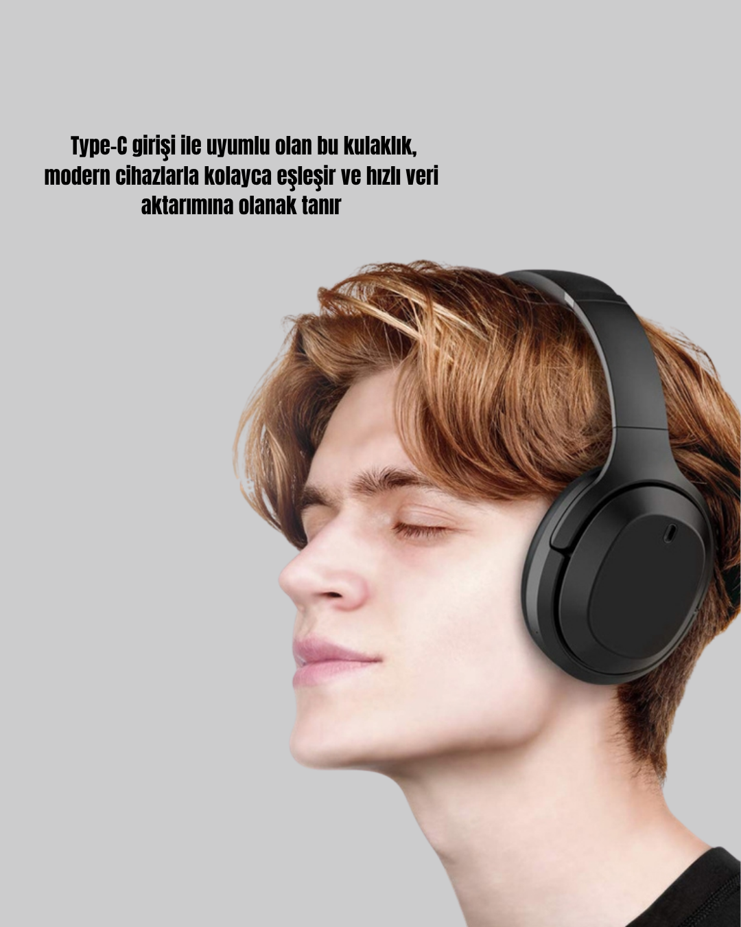Yeni Nesil Stereo Kulaklık – Telefon Tablet ve Laptop ile Geniş Uyumluluk - Görsel 3