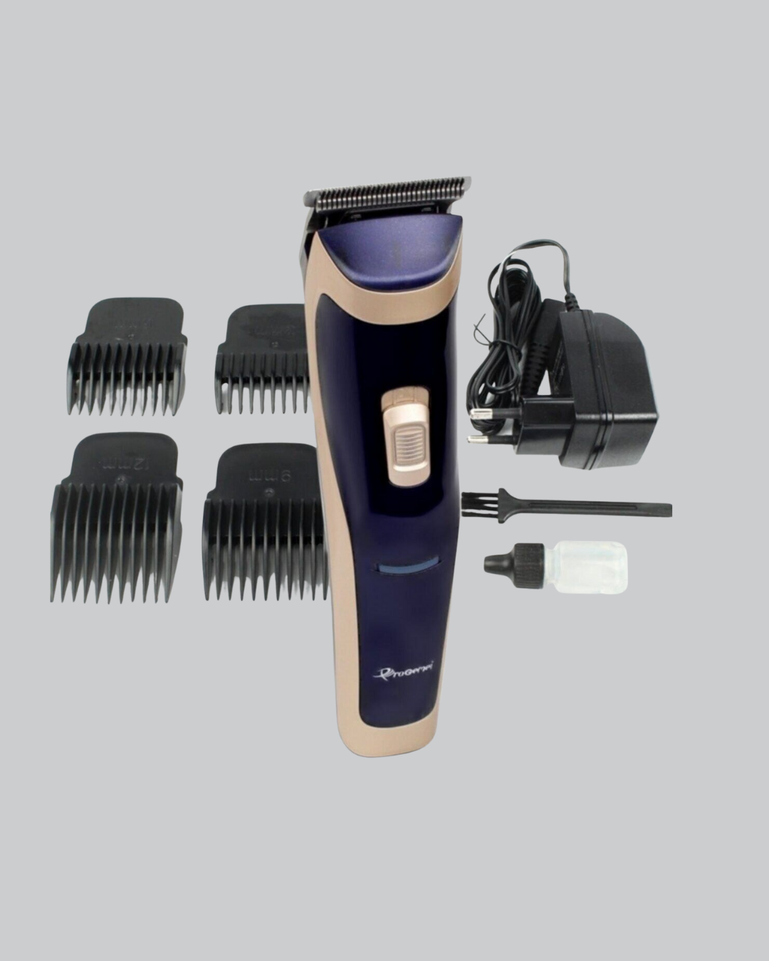Unisex Şarjlı Saç ve Sakal Tıraş Makinesi – Ayarlanabilir Tarak Başlıkları Sessiz Motor - Görsel 2