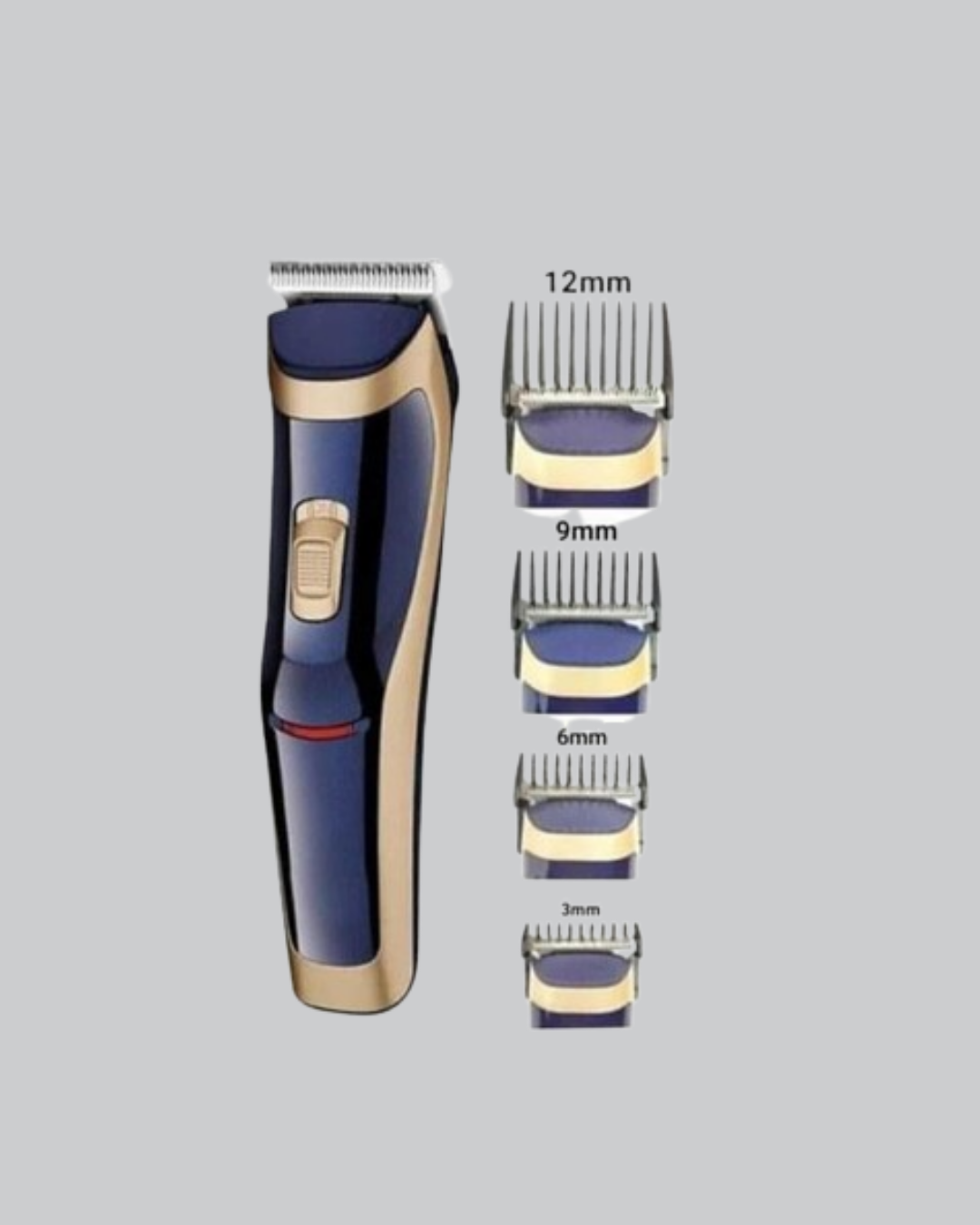 Unisex Şarjlı Saç ve Sakal Tıraş Makinesi – Ayarlanabilir Tarak Başlıkları Sessiz Motor - Görsel 3