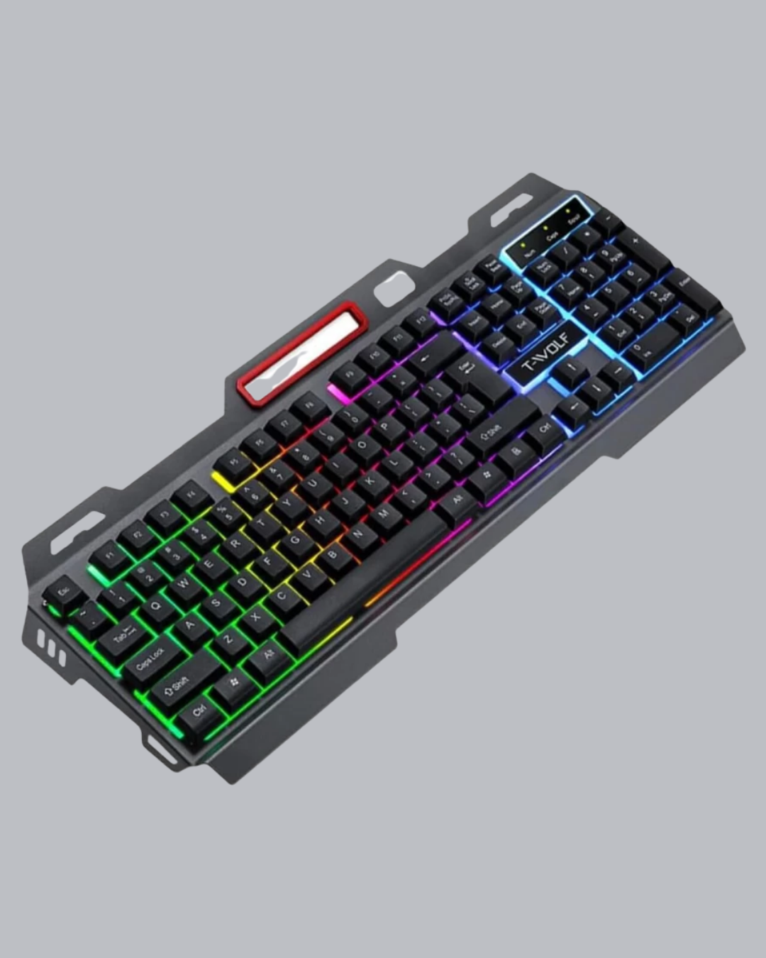 RGB Işıklı Oyuncu Klavye Mouse Seti – Türkçe Q Ayarlanabilir DPI Ergonomik ve Dayanıklı Tasarım - Görsel 2