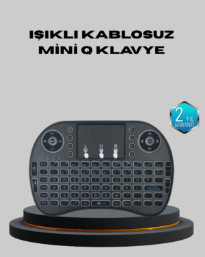Aydınlatmalı Touchpad’li Q Klavye – Türkçe Karakterli USB Bağlantılı Numerik Tuş Takımı