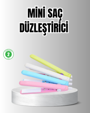 Taşınabilir Seramik Kaplama Mini Saç Düzleştirici – Seyahat ve Günlük Kullanım İçin İdeal