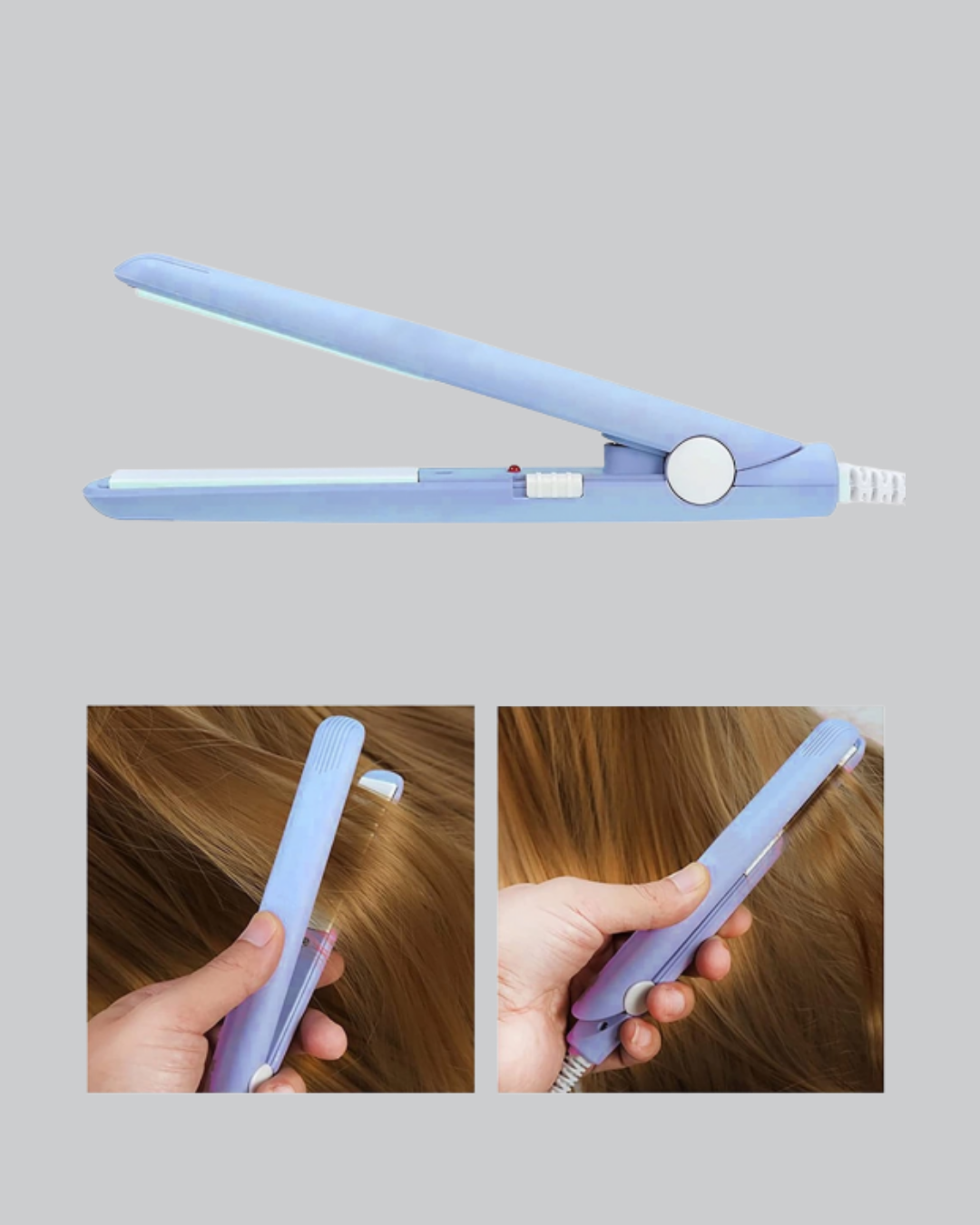 Taşınabilir Seramik Kaplama Mini Saç Düzleştirici – Seyahat ve Günlük Kullanım İçin İdeal - Görsel 2