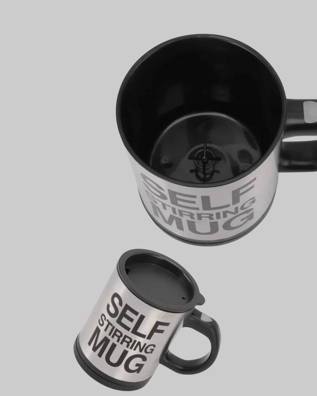 Otomatik Karıştıran Akıllı Kupa – Paslanmaz Çelik Isı Korumalı - Görsel 5