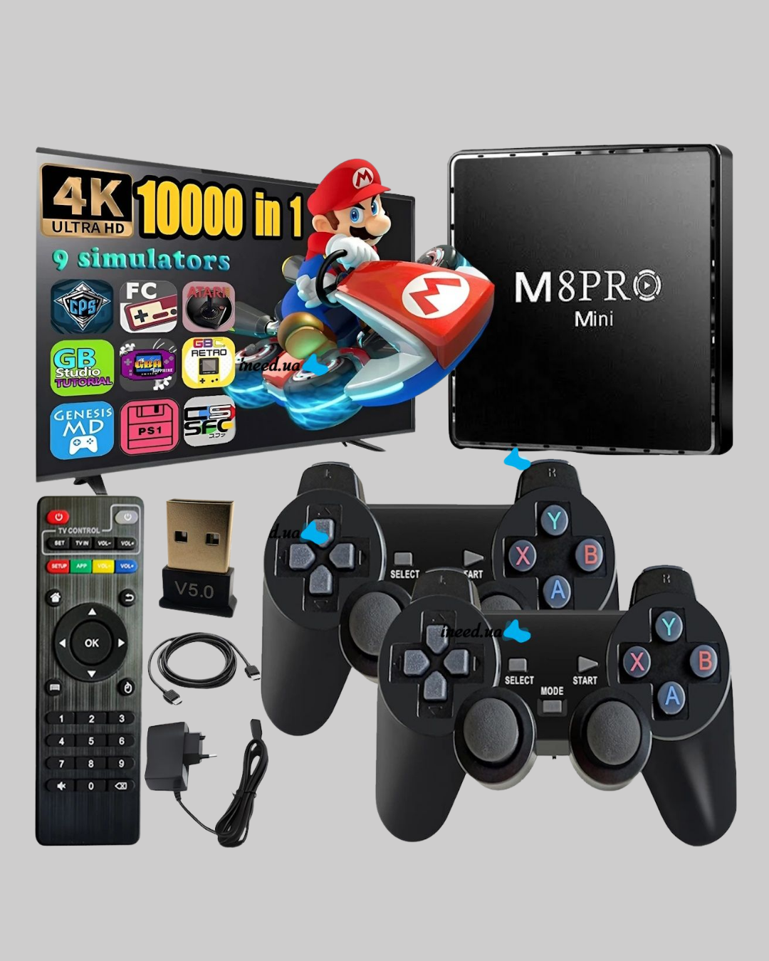 M8Pro Mini 2 10K Android TV Box – Oyun Konsolu ve Akıllı Medya Merkezi - Görsel 3