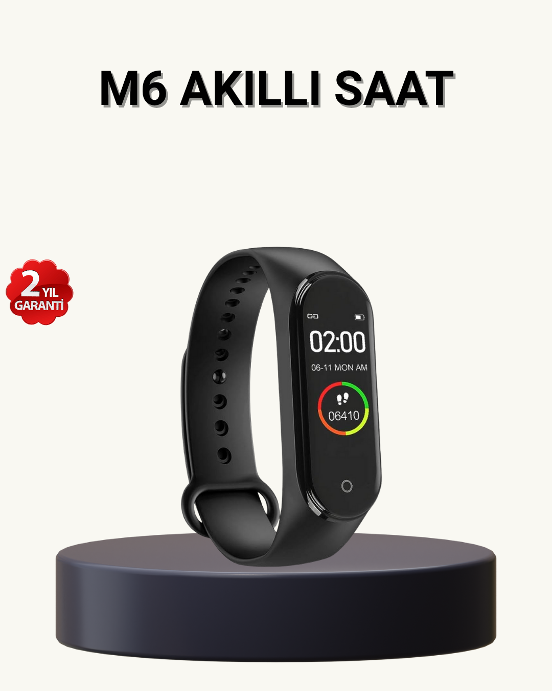 Akıllı Spor Bilekliği – Kalp Atış Kan Basıncı Uyku Takip ve Bildirim Özellikli