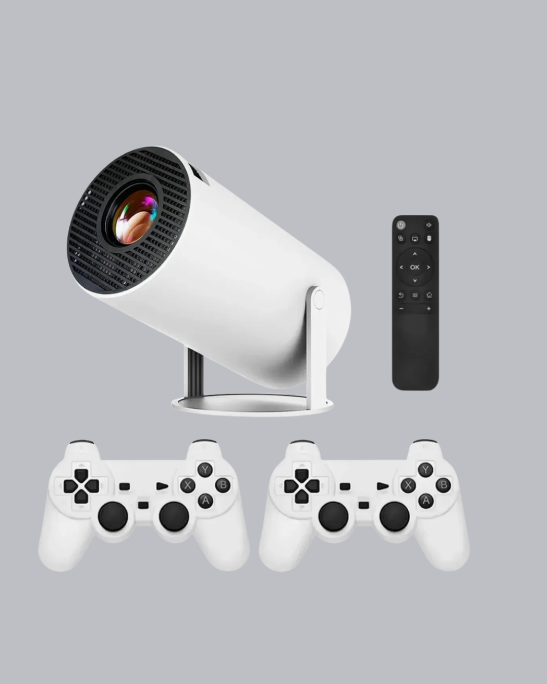 4K Wi-Fi 6 Projeksiyon Cihazı – 10.000+ Oyun Desteği Kablosuz Bağlantı ve Çoklu Giriş Portları - Görsel 3