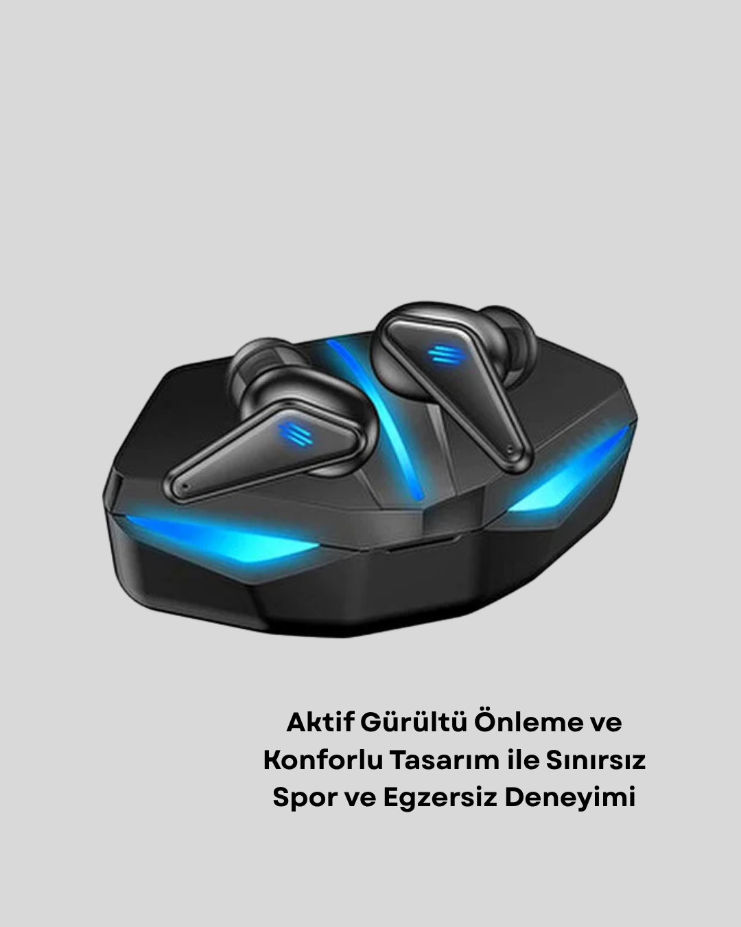 Kablosuz Bluetooth Kulaklık – Aktif Gürültü Engelleme 3D Ses Deneyimi Uzun Pil Ömrü - Görsel 2
