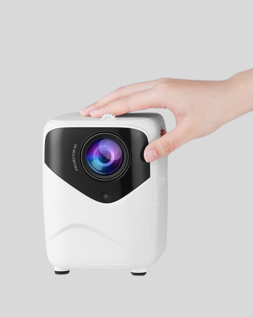 Taşınabilir 1080P HD Akıllı Projektör – 64GB Dahili Hafıza 2GB RAM Uzaktan Kumandalı - Görsel 5