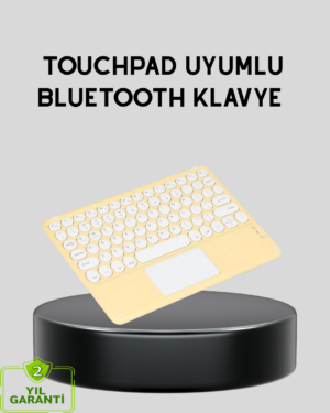 Bluetooth Kablosuz Klavye – İnce Slim Model Tablet ve Akıllı TV Uyumlu Sessiz Tuşlu Taşınabilir Klavye