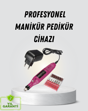Profesyonel Tırnak Manikür Aleti – Şarjlı Ayarlanabilir Hız Düşük Titreşim ve Sessiz Motor Teknolojisi