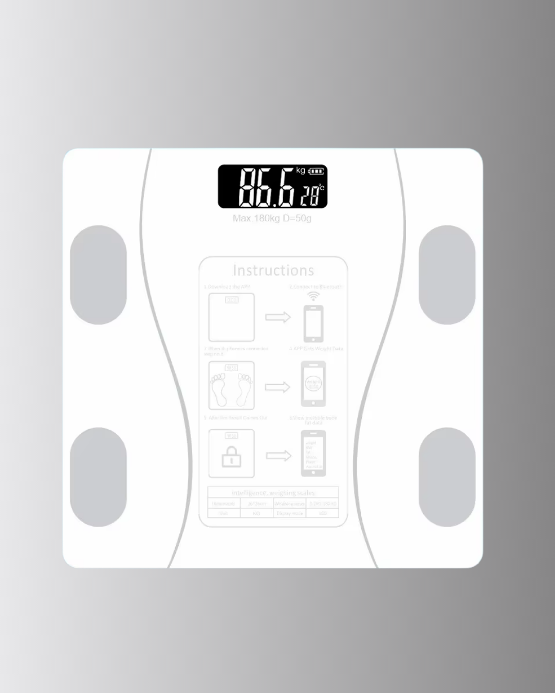 Akıllı Bluetooth Tartı – 8 Farklı Ölçüm Verisi Otomatik Kişi Tanıma - Görsel 5