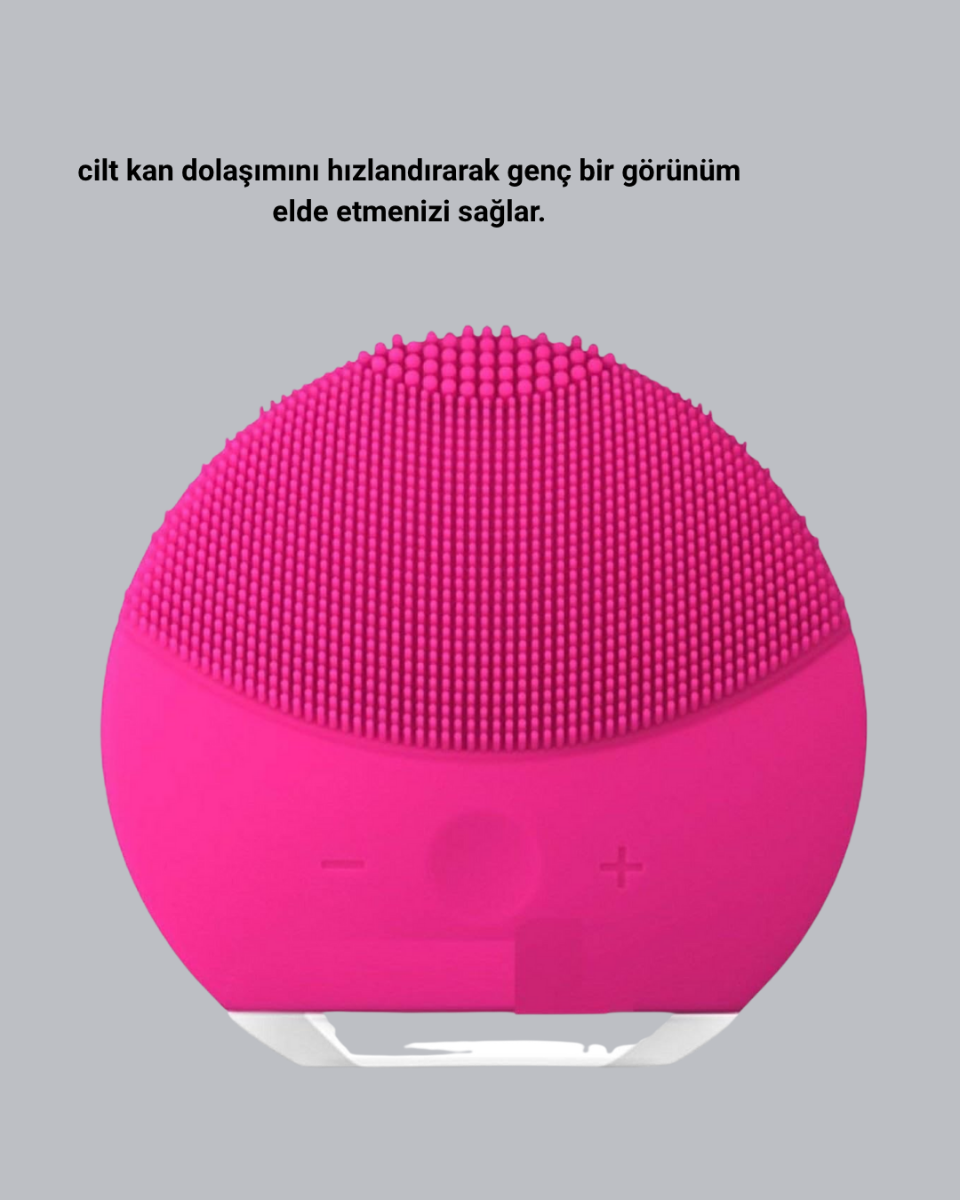 3 Fonksiyonlu Yüz Temizleme ve Masaj Cihazı – Su Geçirmez Şarjlı Ölü Deri Temizleyici ve Cilt Yenileyici - Görsel 4