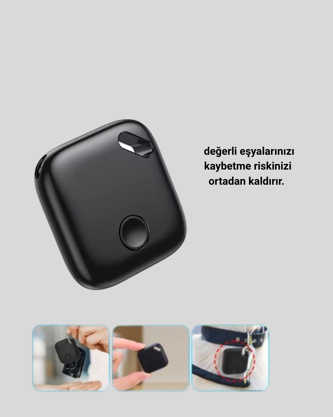 Bluetooth Akıllı Takip Cihazı Kompakt Tasarımlı ve Uzun Pil Ömürlü - Görsel 2