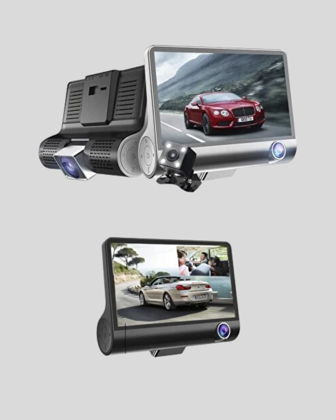 Araç Kamerası 3’lü Full HD DVR 1080P Gece Görüşlü ve G-Sensörlü - Görsel 2