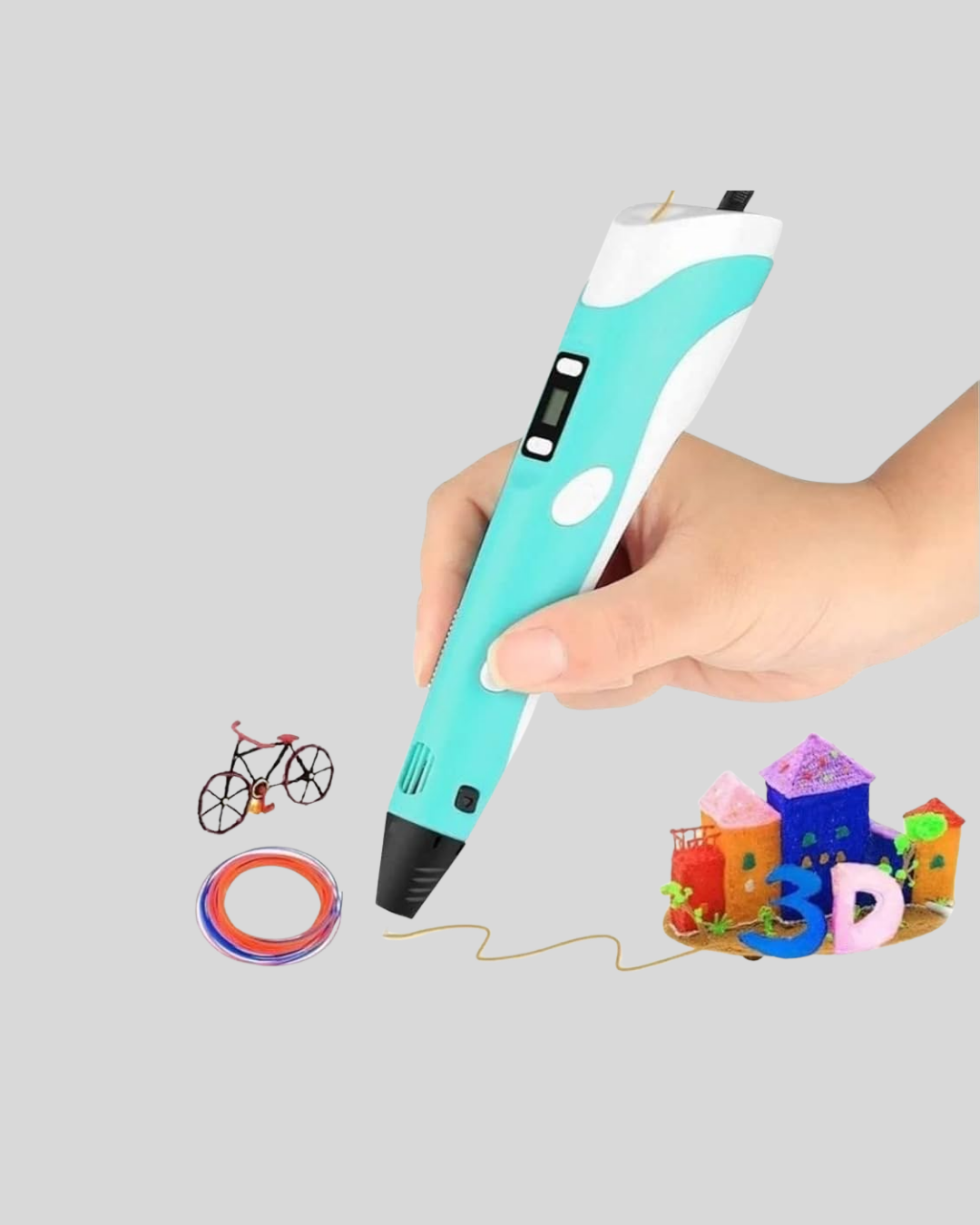 3D Yazıcı Kalem Taşınabilir FDM Teknolojili ve Çok Amaçlı Kullanımlı - Görsel 2