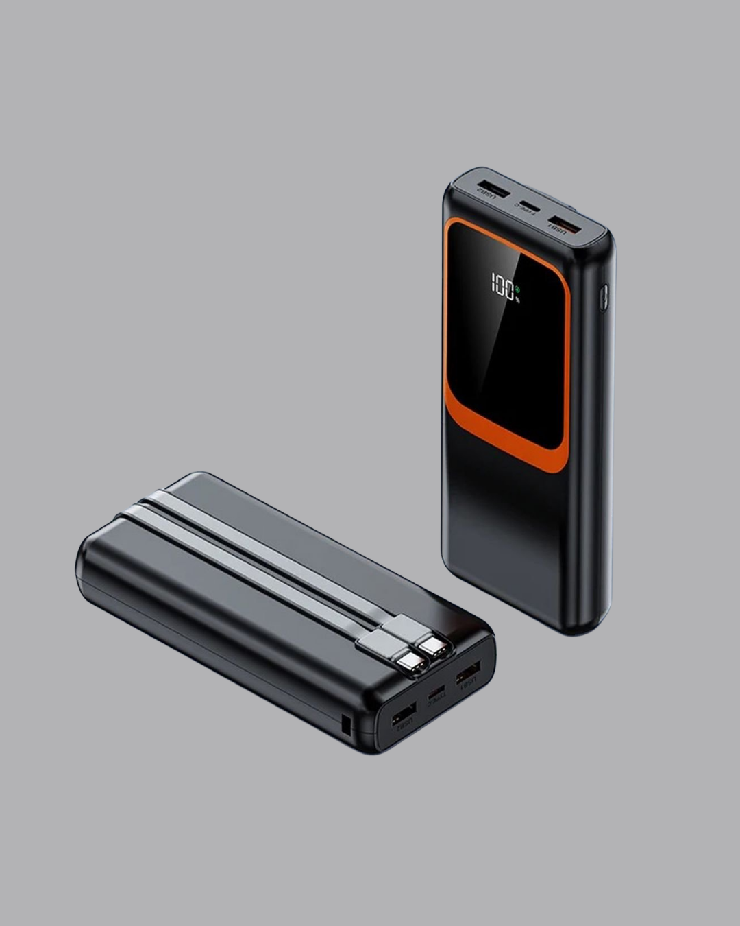 Powerbank 20000 mAh 22.5W Hızlı Şarjlı ve Kompakt Çoklu Kablo Çıkışlı - Görsel 3