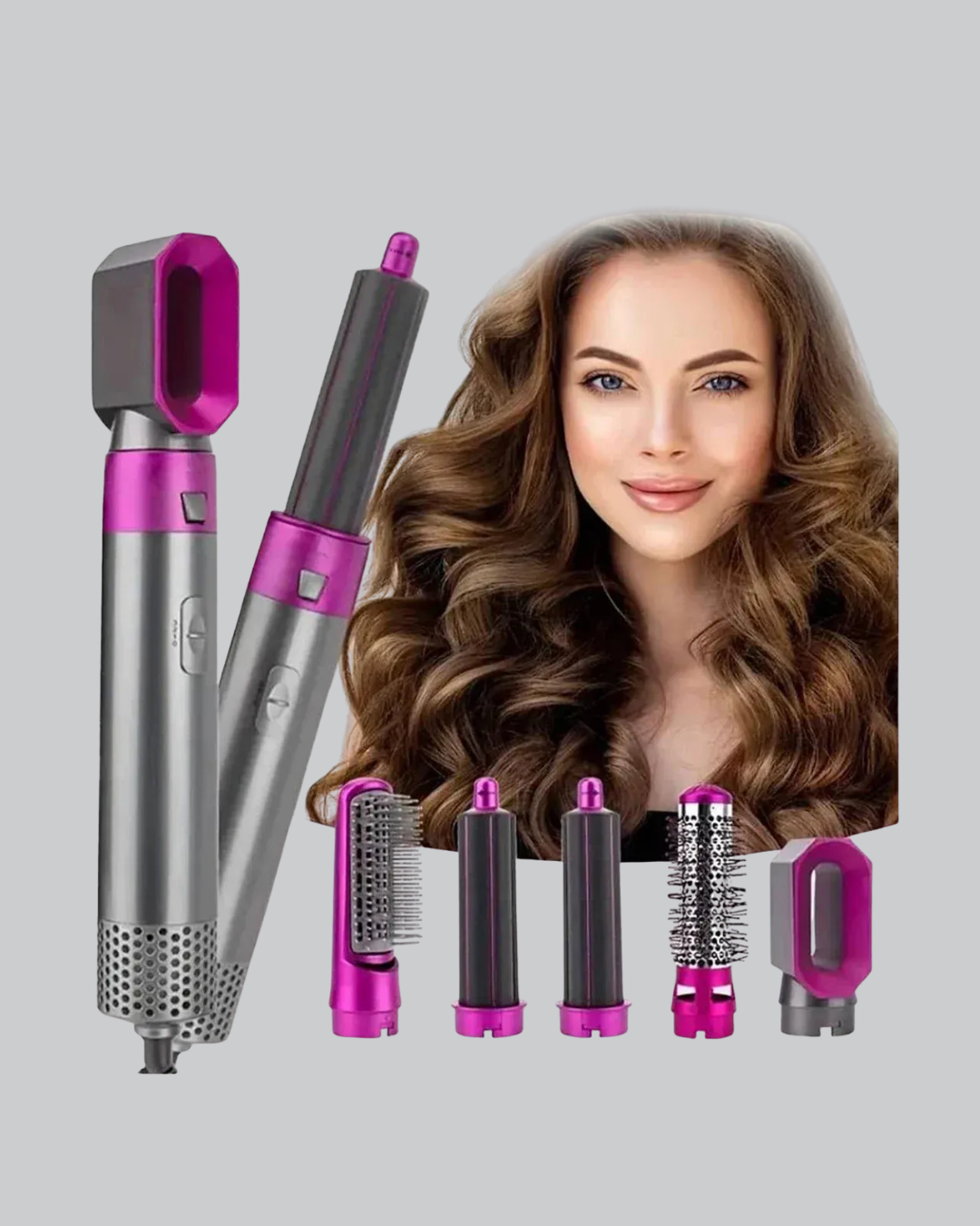 5’i 1 Arada Saç Şekillendirici Set Kuaför Düzeyinde Performans ve Ergonomik Tasarım - Görsel 5