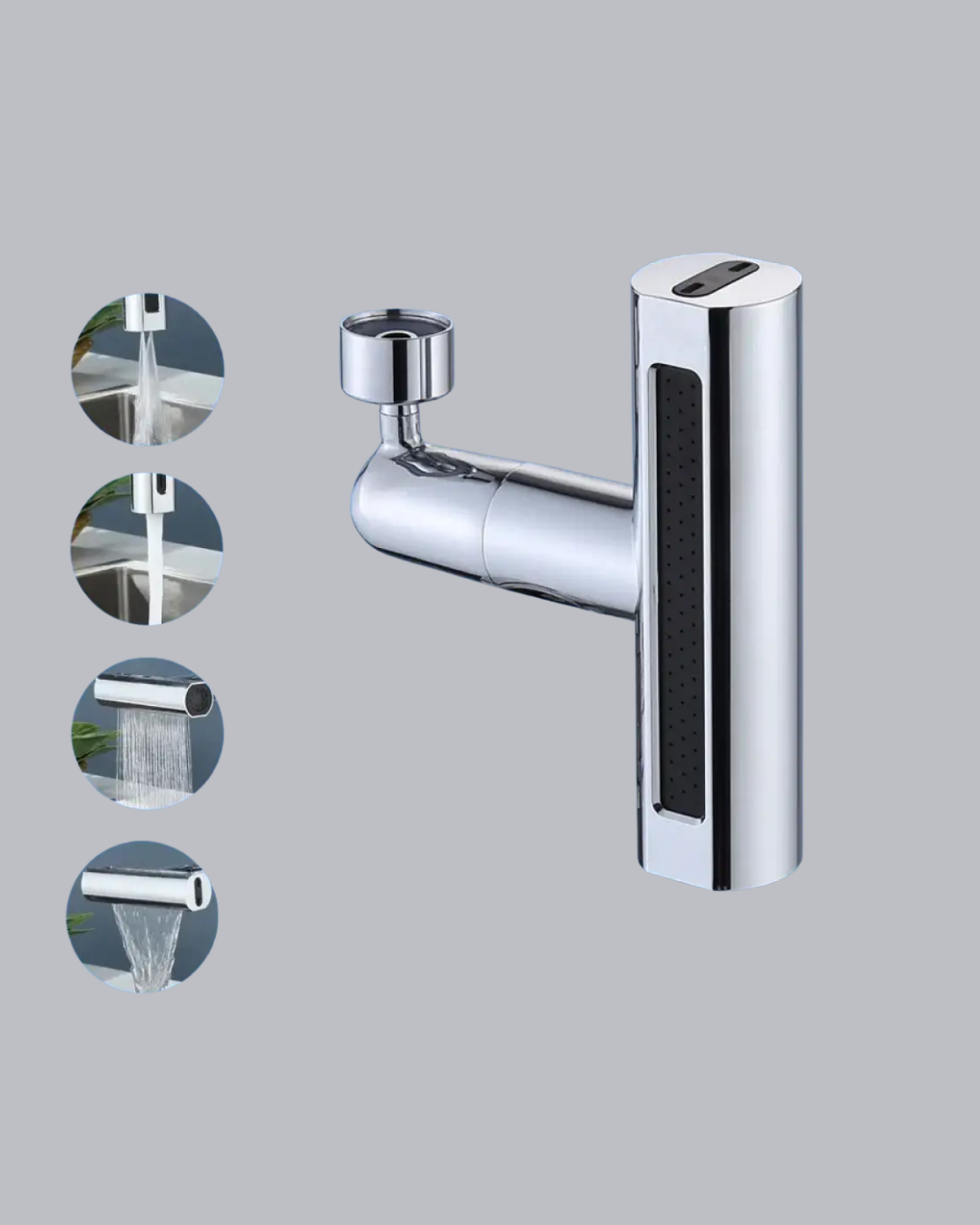 ABS Pirinç Alaşımlı Musluk Başlığı 4 Modlu 360° Dönebilen ve Ekonomik - Görsel 3