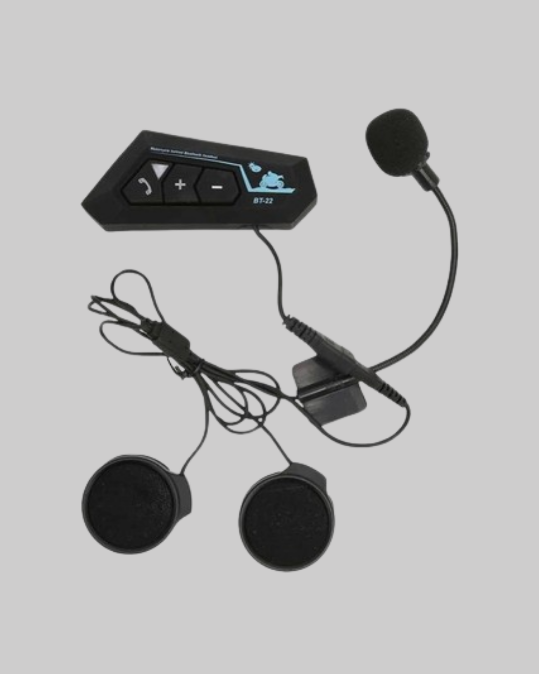 BT22 Kask İçi Bluetooth Kulaklık Hızlı Eşleşme ve Gürültü Önleyici Mikrofon - Görsel 5